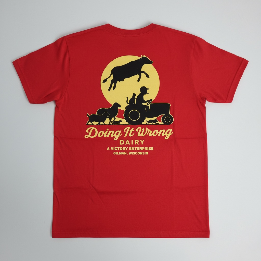 Doing It Wrong Dairy Enterprise T-Shirt