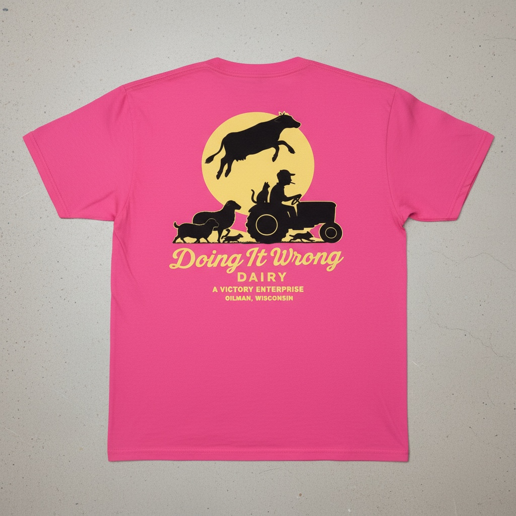 Doing It Wrong Dairy Enterprise T-Shirt
