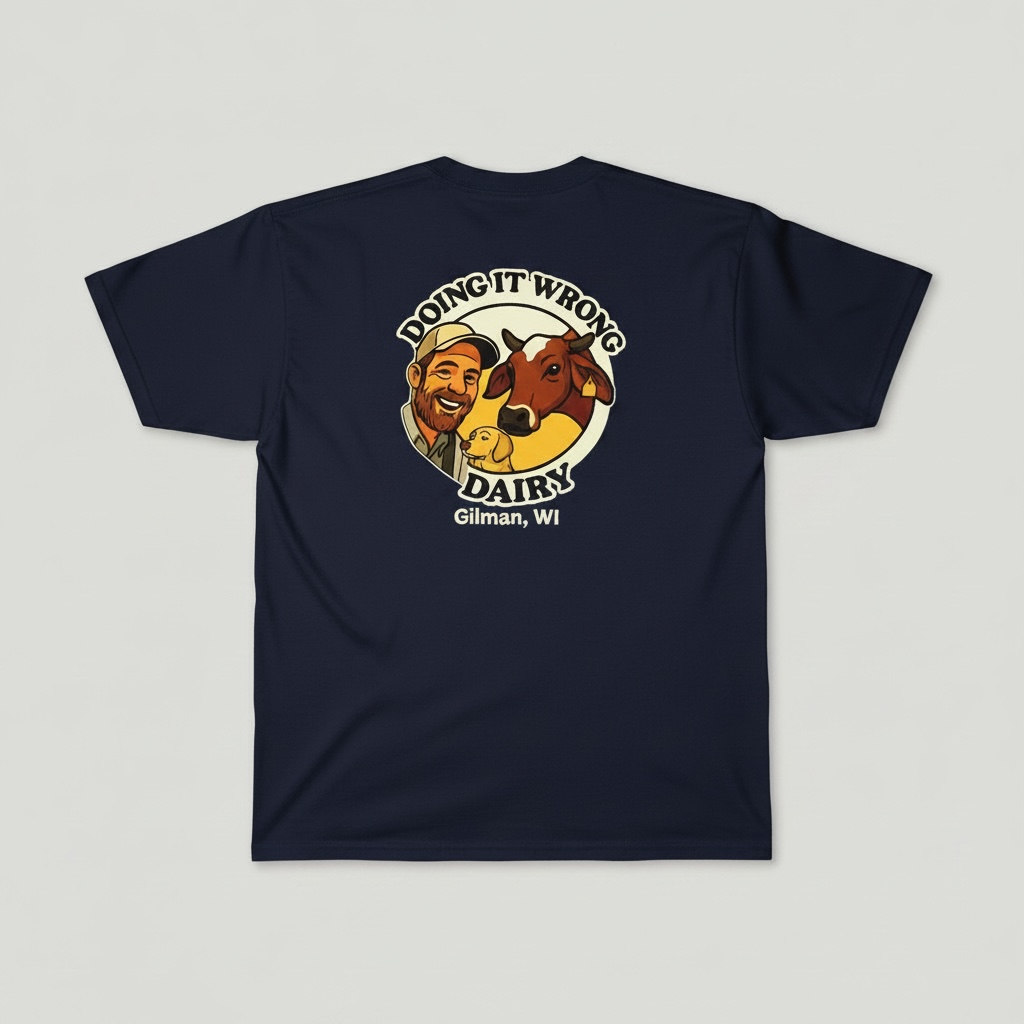 Doing It Wrong Dairy Pocket T-Shirt