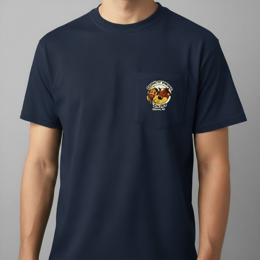 Doing It Wrong Dairy Pocket T-Shirt