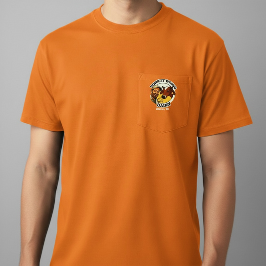Doing It Wrong Dairy Pocket T-Shirt