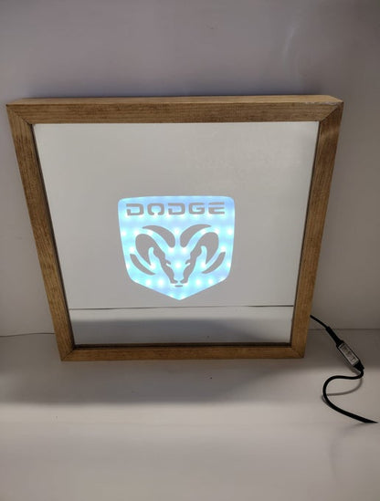 Dodge Mirror Light Box