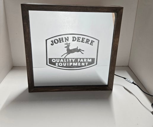 John Deere  Mirror Light Box
