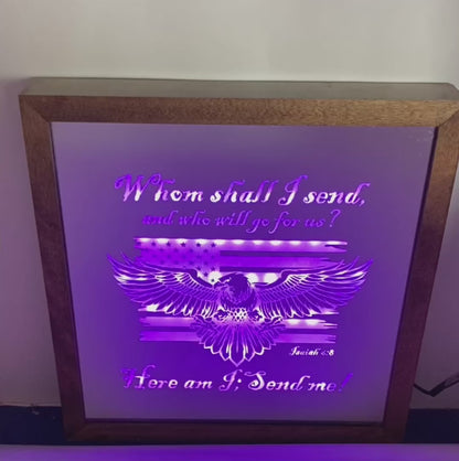 Whom Shall I Mirror Send Light Box