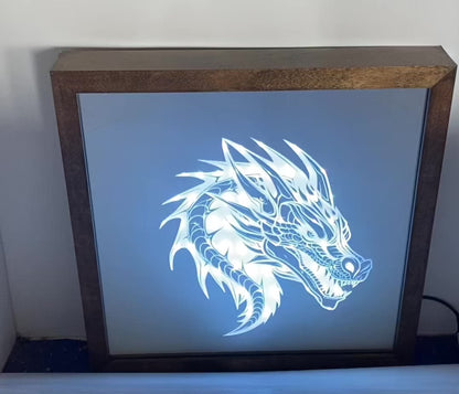 Dragon Head Mirror Light Box