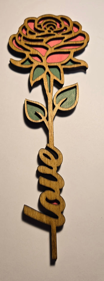 Wooden Rose