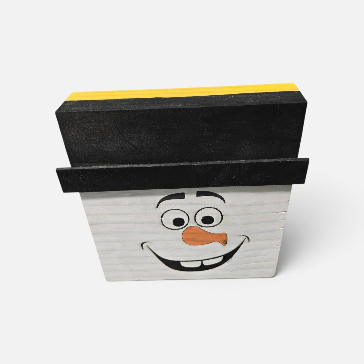 Wood Scarecrow and Snowman Character Block