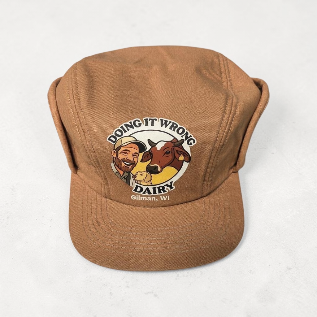 Ear Flapper Hat- Doing It Wrong Dairy